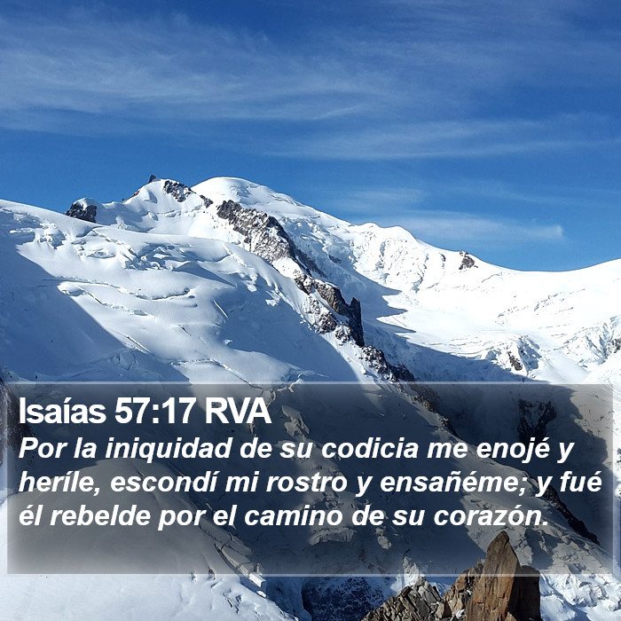 Isaías 57:17 RVA Bible Study