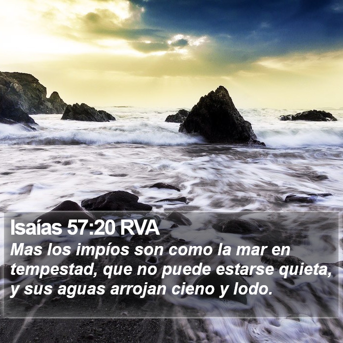 Isaías 57:20 RVA Bible Study