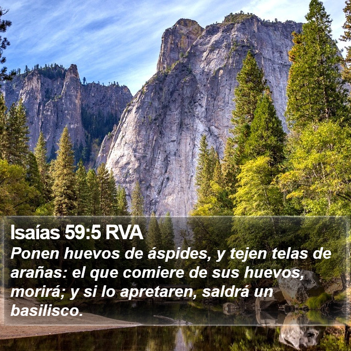 Isaías 59:5 RVA Bible Study