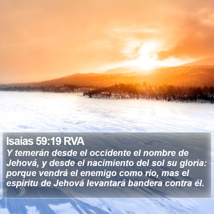 Isaías 59:19 RVA Bible Study