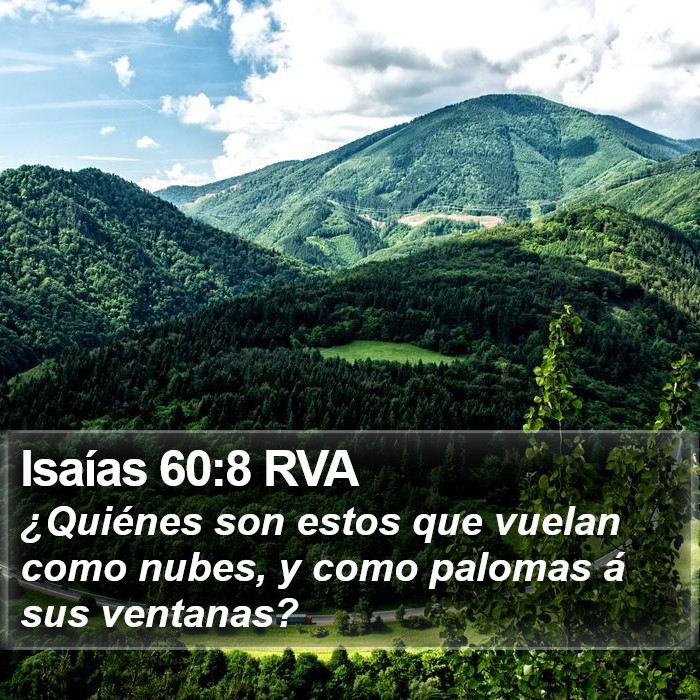 Isaías 60:8 RVA Bible Study