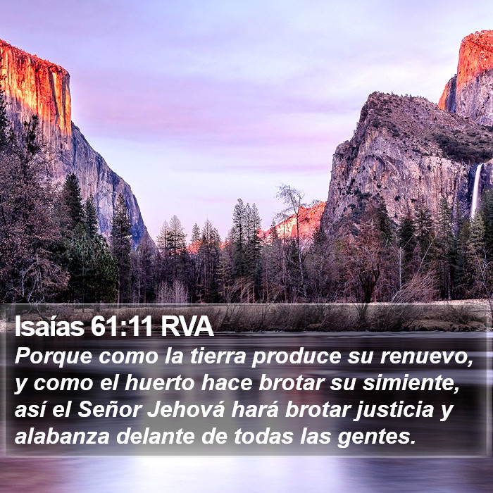 Isaías 61:11 RVA Bible Study