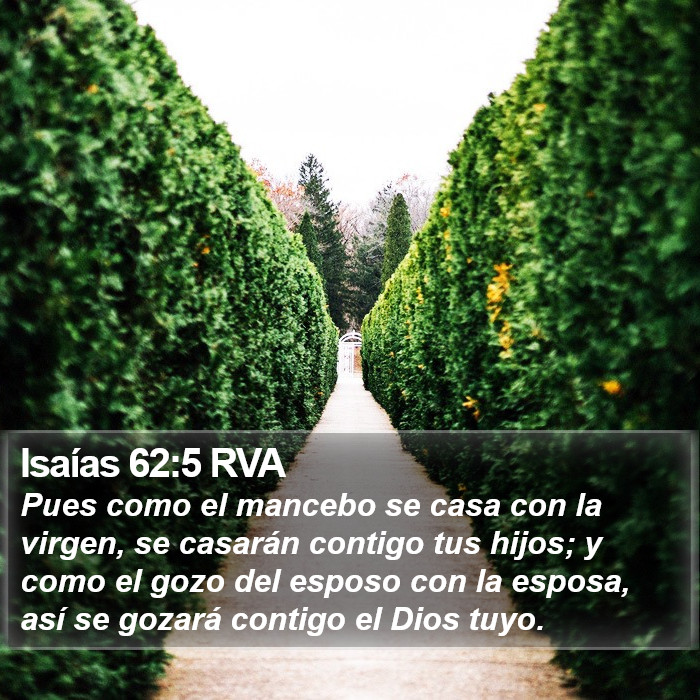 Isaías 62:5 RVA Bible Study