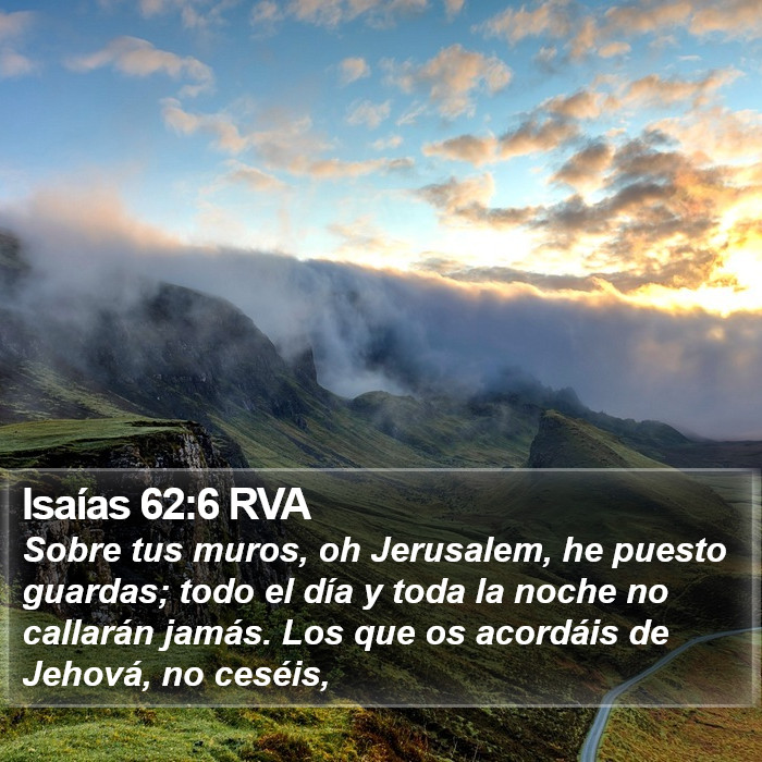 Isaías 62:6 RVA Bible Study