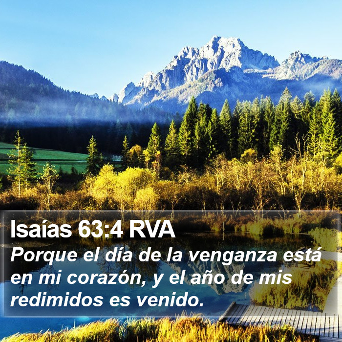 Isaías 63:4 RVA Bible Study