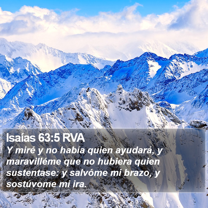 Isaías 63:5 RVA Bible Study