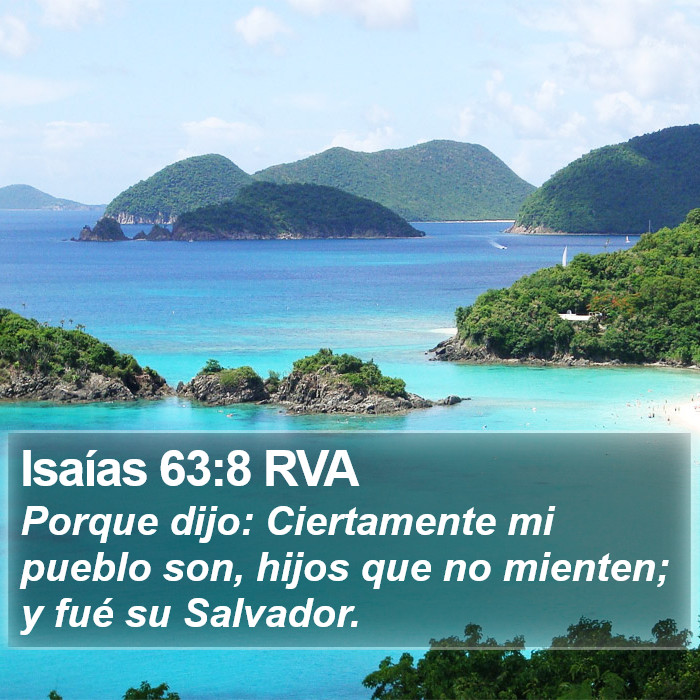 Isaías 63:8 RVA Bible Study