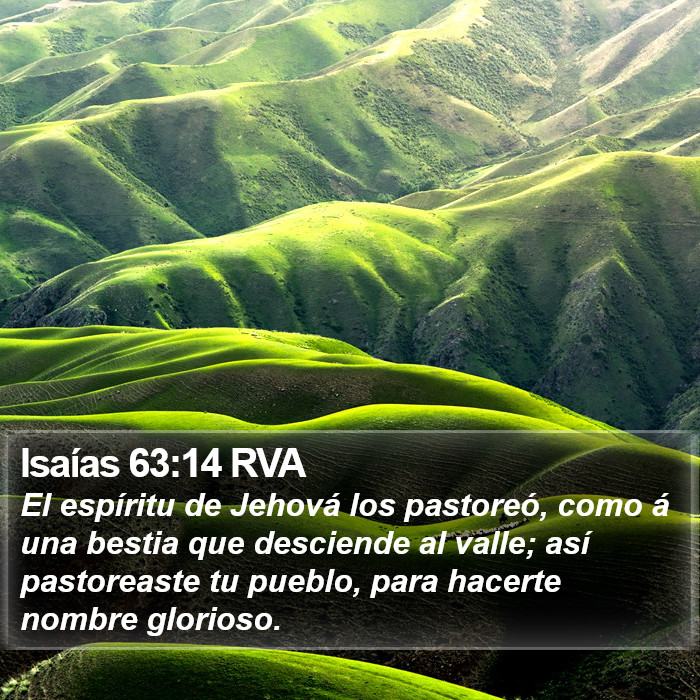 Isaías 63:14 RVA Bible Study