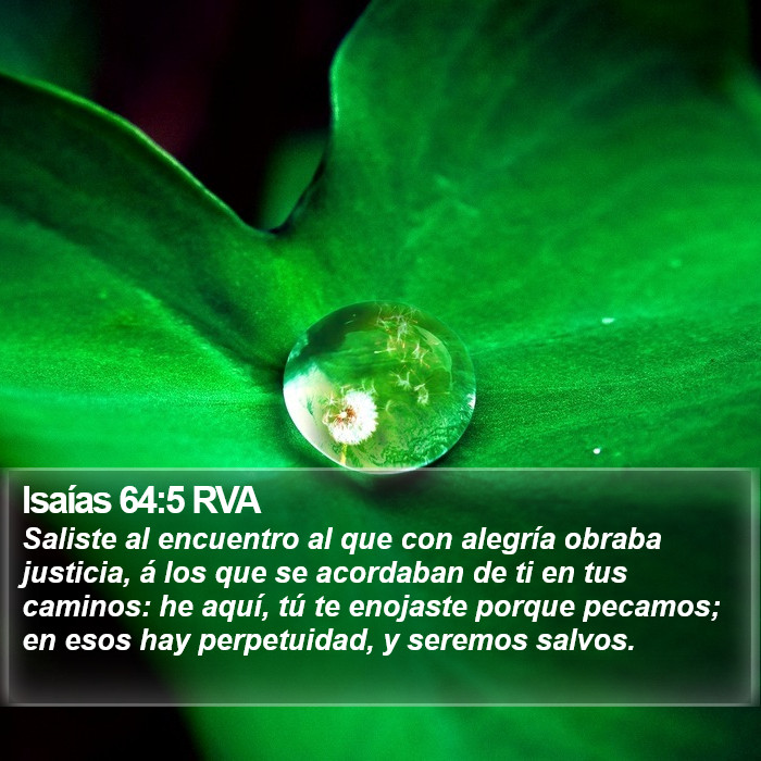 Isaías 64:5 RVA Bible Study