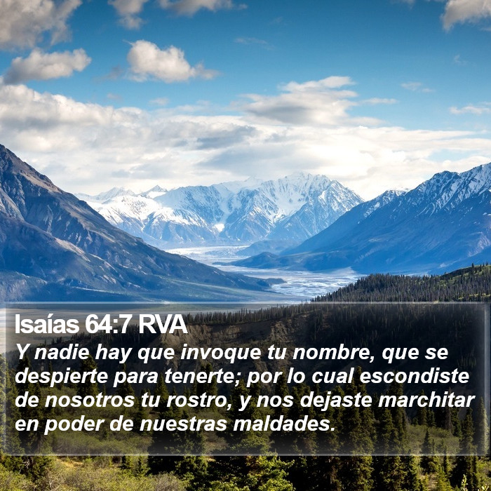 Isaías 64:7 RVA Bible Study