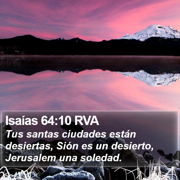 Isaías 64:10 RVA Bible Study