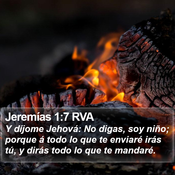 Jeremías 1:7 RVA Bible Study