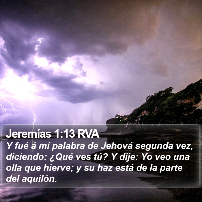 Jeremías 1:13 RVA Bible Study