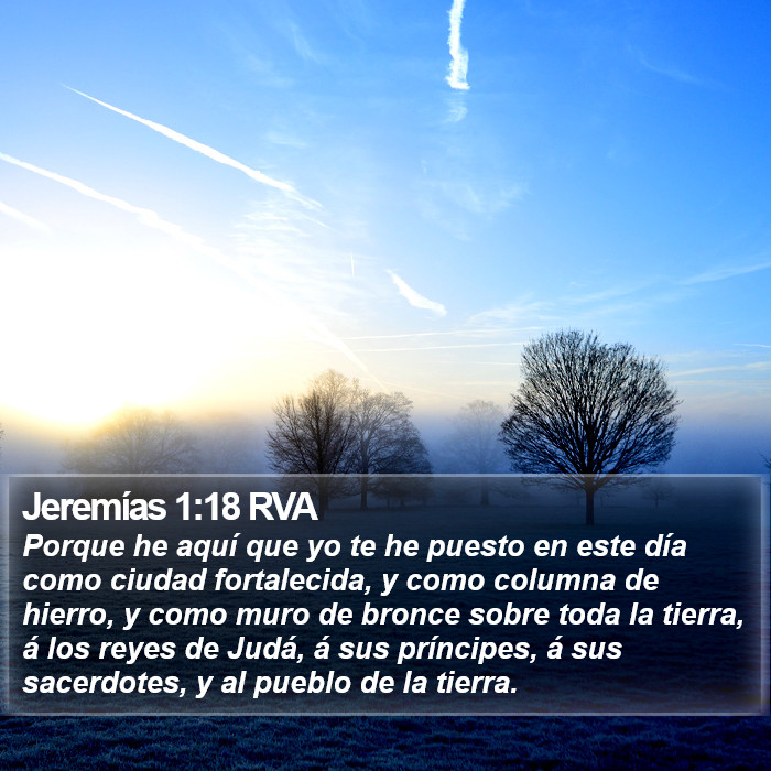 Jeremías 1:18 RVA Bible Study