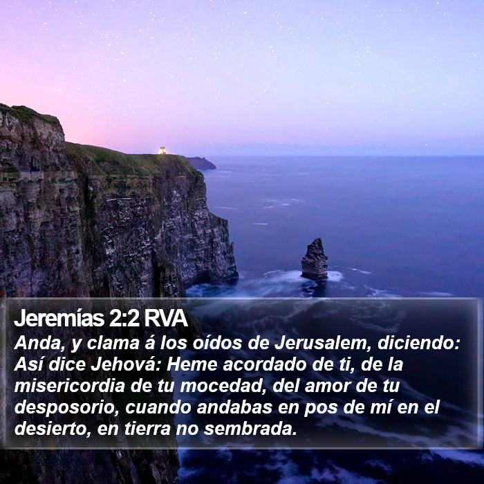 Jeremías 2:2 RVA Bible Study