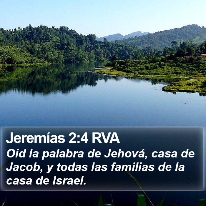 Jeremías 2:4 RVA Bible Study