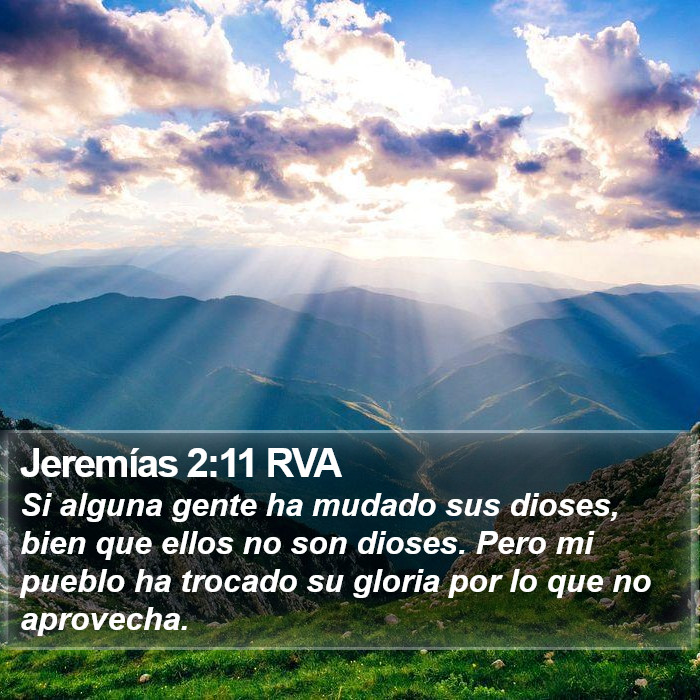 Jeremías 2:11 RVA Bible Study