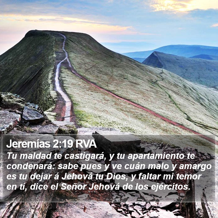 Jeremías 2:19 RVA Bible Study