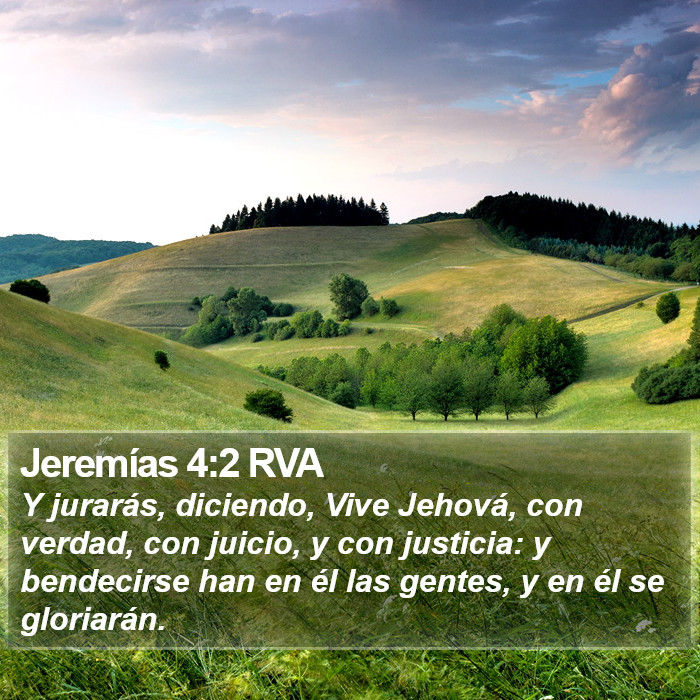 Jeremías 4:2 RVA Bible Study