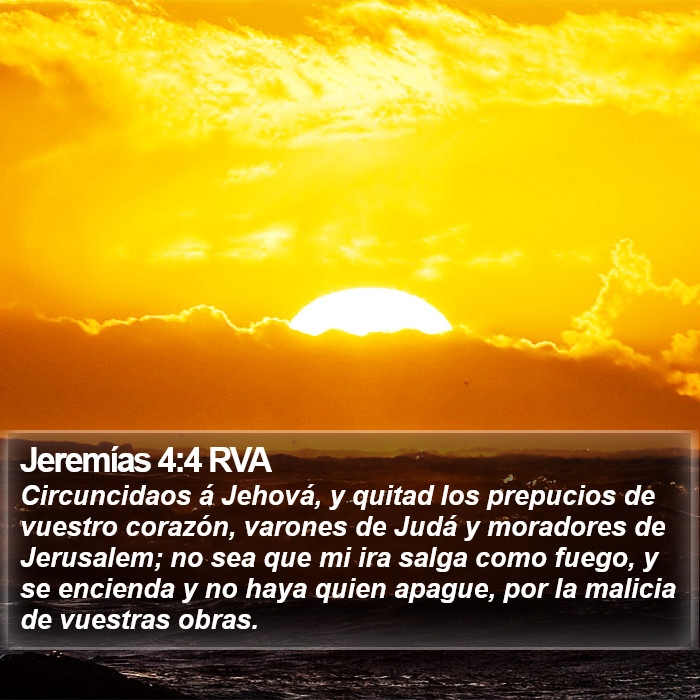 Jeremías 4:4 RVA Bible Study