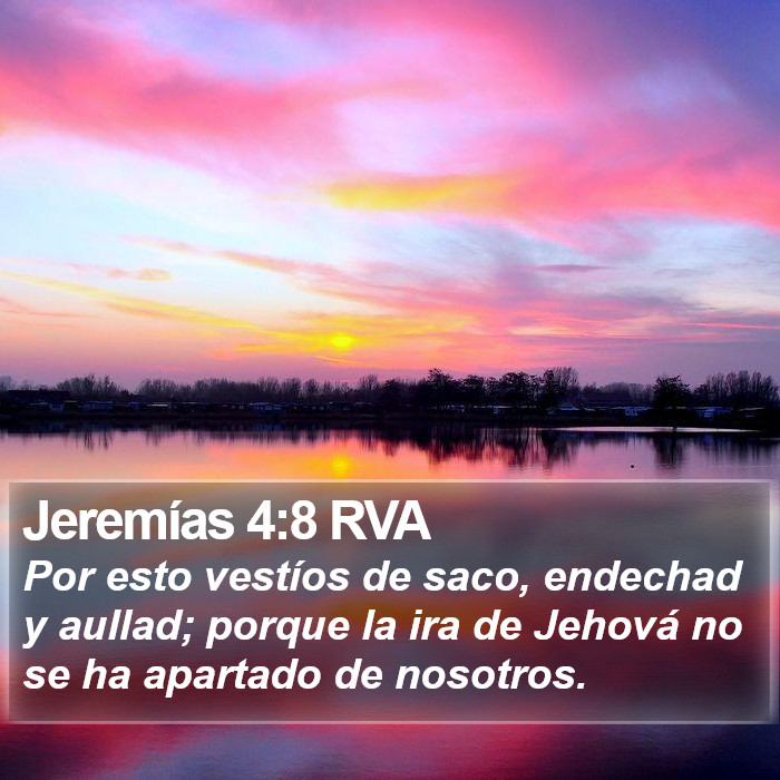 Jeremías 4:8 RVA Bible Study