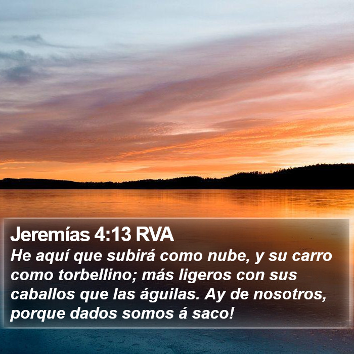 Jeremías 4:13 RVA Bible Study