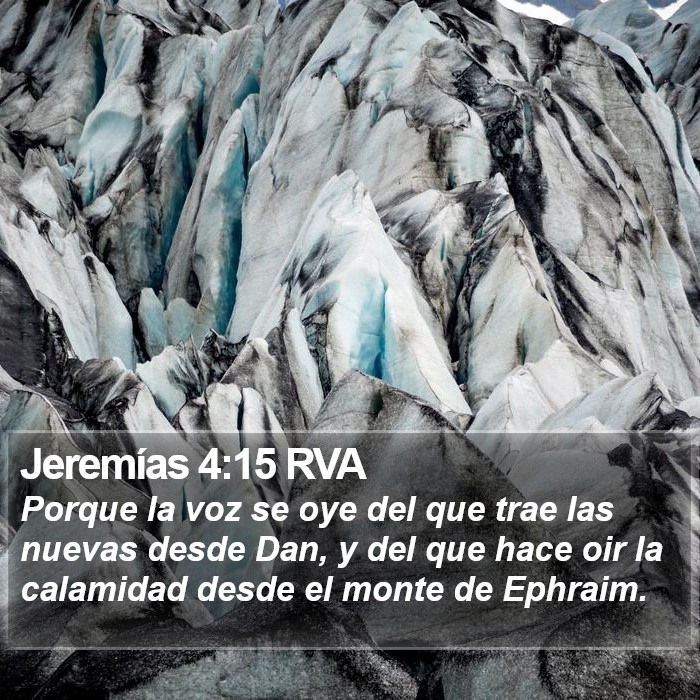 Jeremías 4:15 RVA Bible Study