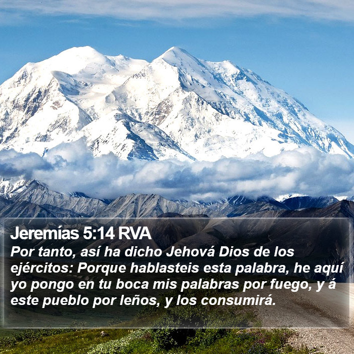 Jeremías 5:14 RVA Bible Study