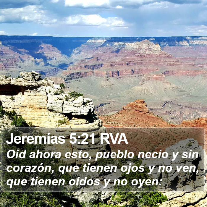 Jeremías 5:21 RVA Bible Study