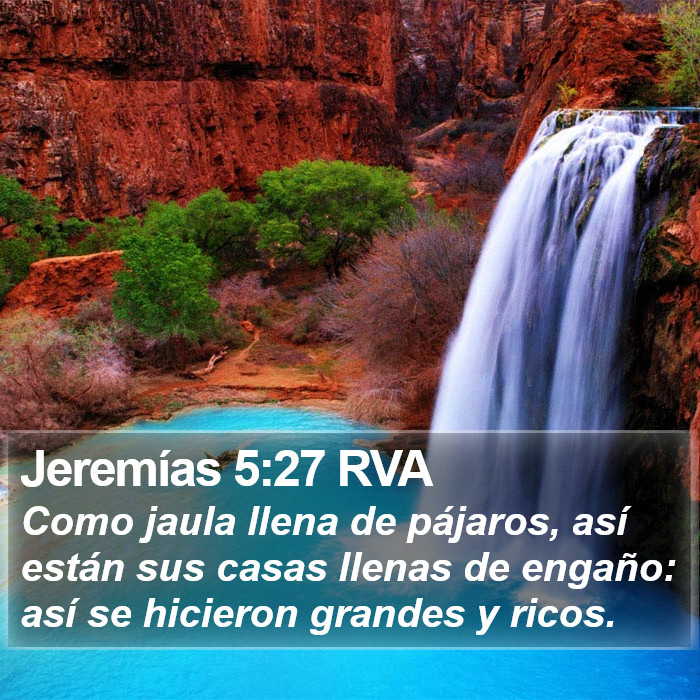 Jeremías 5:27 RVA Bible Study