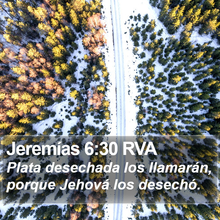 Jeremías 6:30 RVA Bible Study