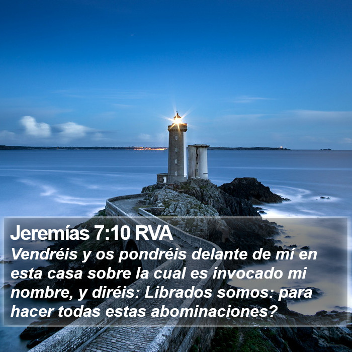 Jeremías 7:10 RVA Bible Study