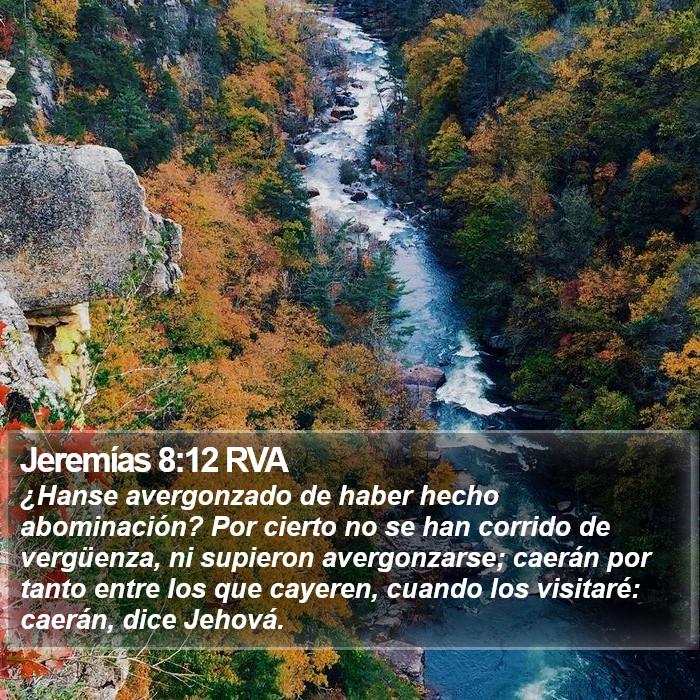 Jeremías 8:12 RVA Bible Study