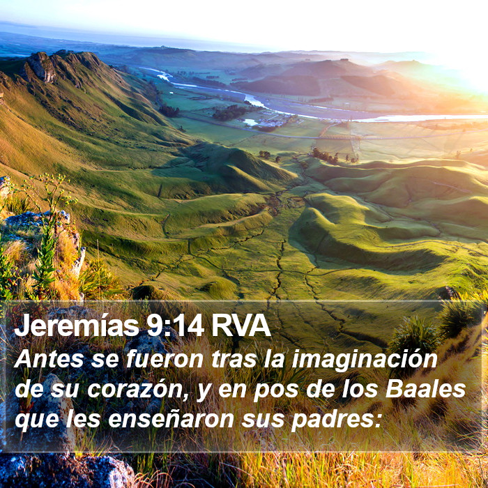 Jeremías 9:14 RVA Bible Study