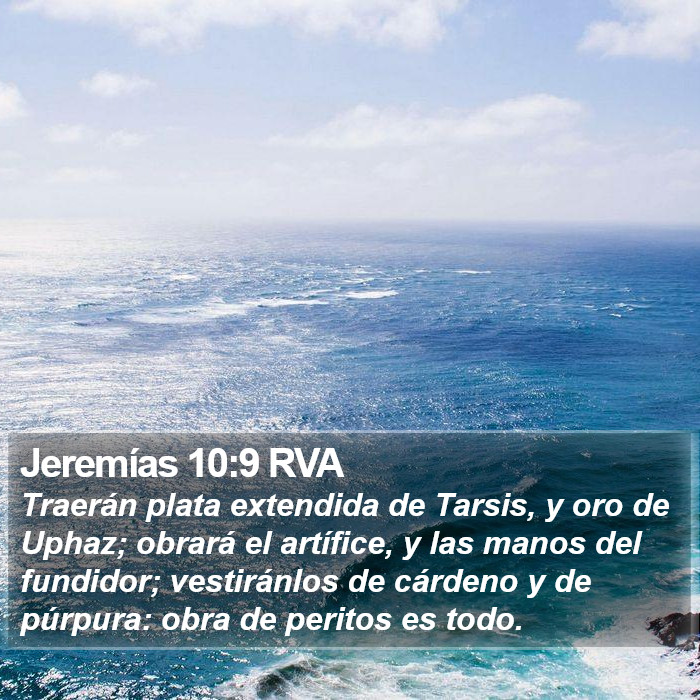 Jeremías 10:9 RVA Bible Study