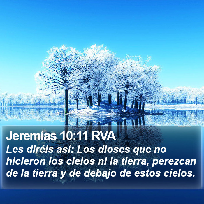 Jeremías 10:11 RVA Bible Study