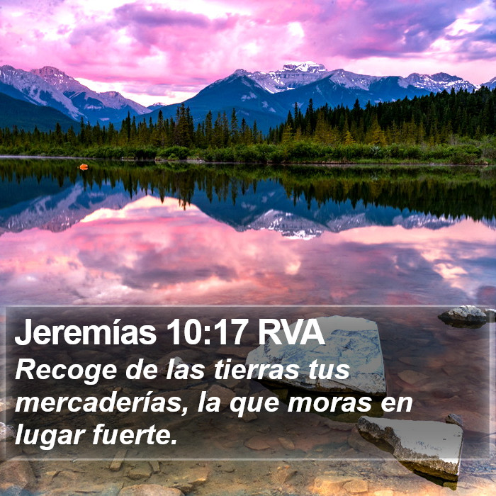 Jeremías 10:17 RVA Bible Study