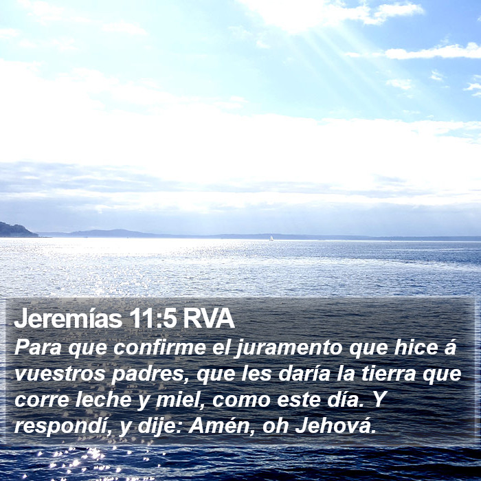 Jeremías 11:5 RVA Bible Study