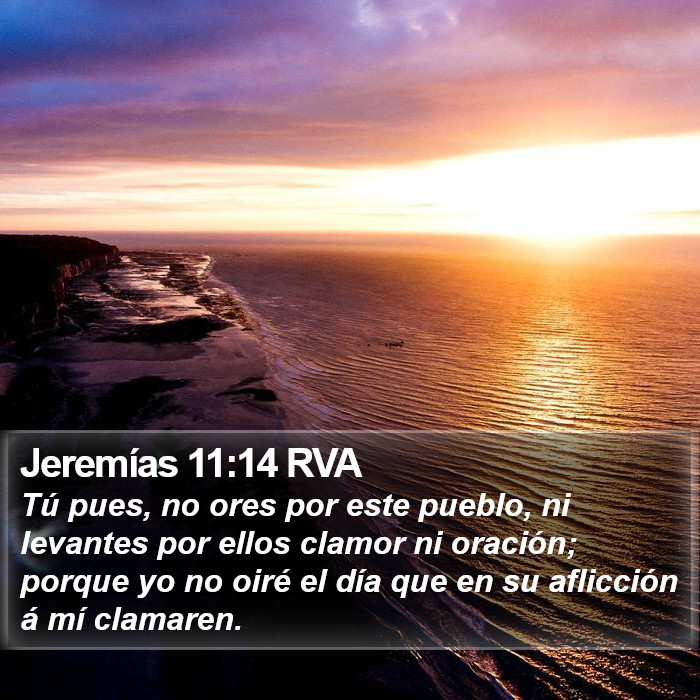 Jeremías 11:14 RVA Bible Study