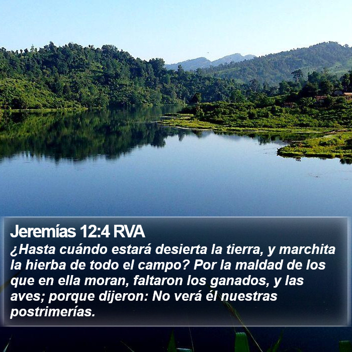 Jeremías 12:4 RVA Bible Study