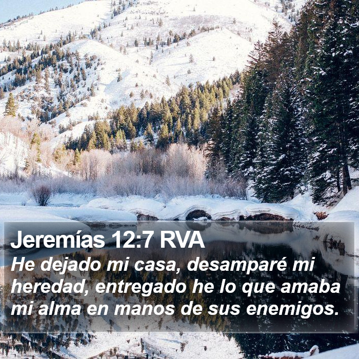 Jeremías 12:7 RVA Bible Study