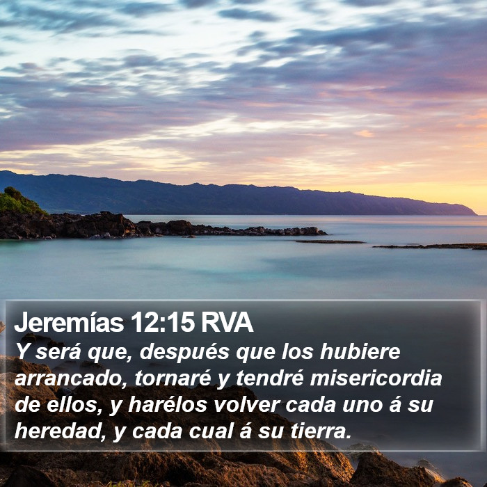 Jeremías 12:15 RVA Bible Study