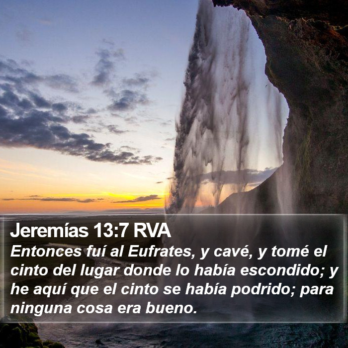 Jeremías 13:7 RVA Bible Study