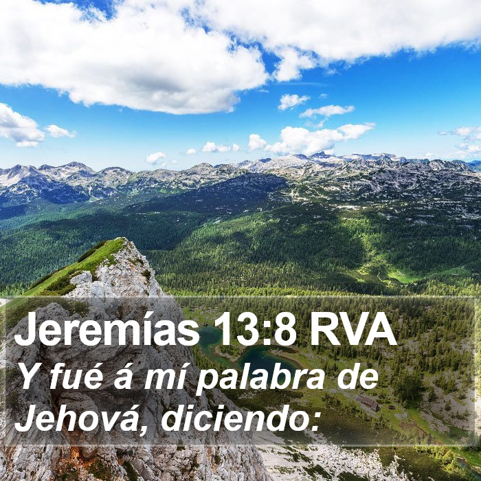 Jeremías 13:8 RVA Bible Study