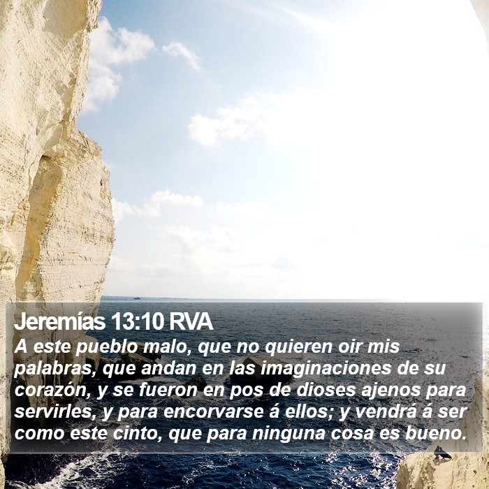 Jeremías 13:10 RVA Bible Study