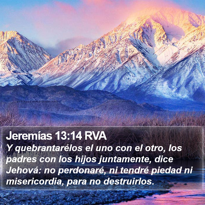 Jeremías 13:14 RVA Bible Study