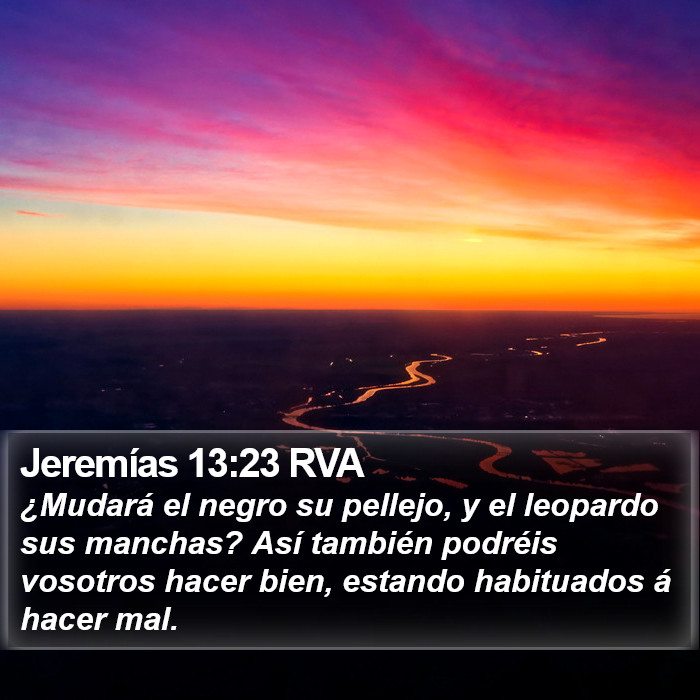 Jeremías 13:23 RVA Bible Study