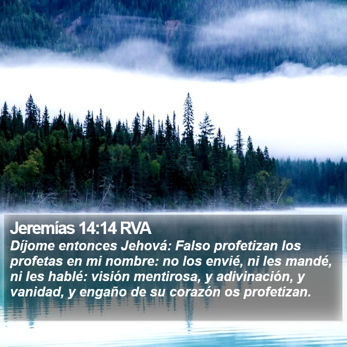 Jeremías 14:14 RVA Bible Study