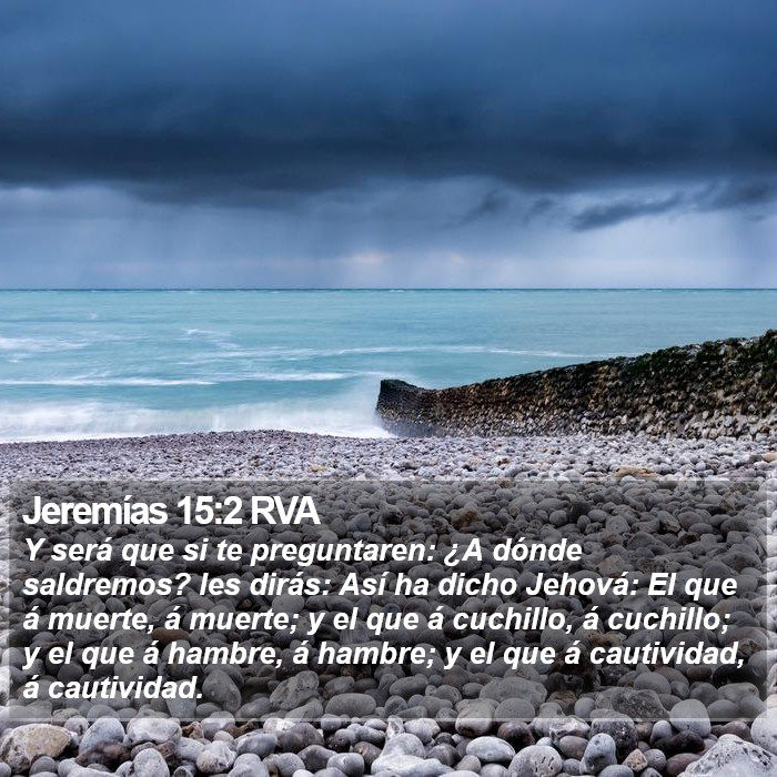 Jeremías 15:2 RVA Bible Study