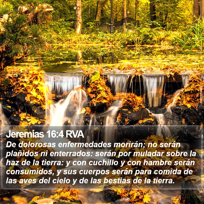 Jeremías 16:4 RVA Bible Study